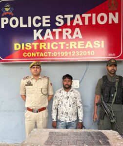 Reasi Police Continue Crackdown on Drug Menace; 300 Capsules Seized in Katra